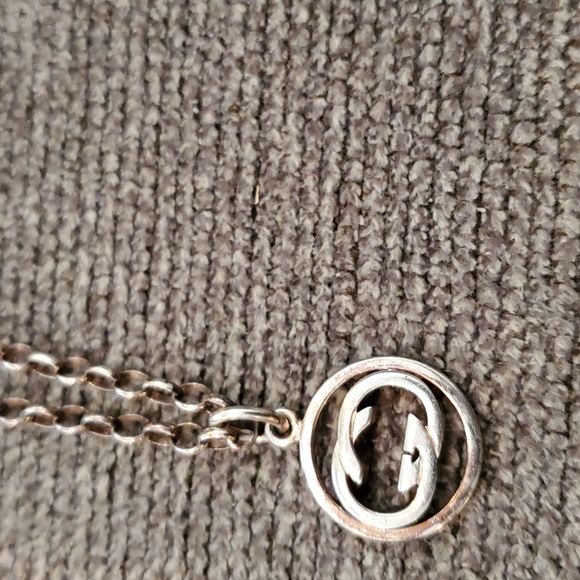 Gucci silver GG logo necklace - Picture 2 of 4